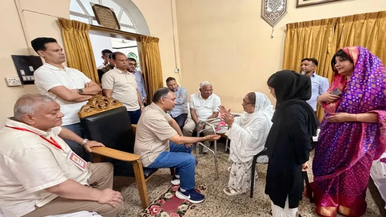 খালেদা রব্বানীর বাসায় প্রধানমন্ত্রী তারেক রহমান